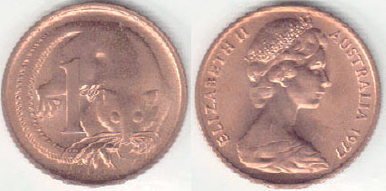 1977 Australia 1 Cent A005971